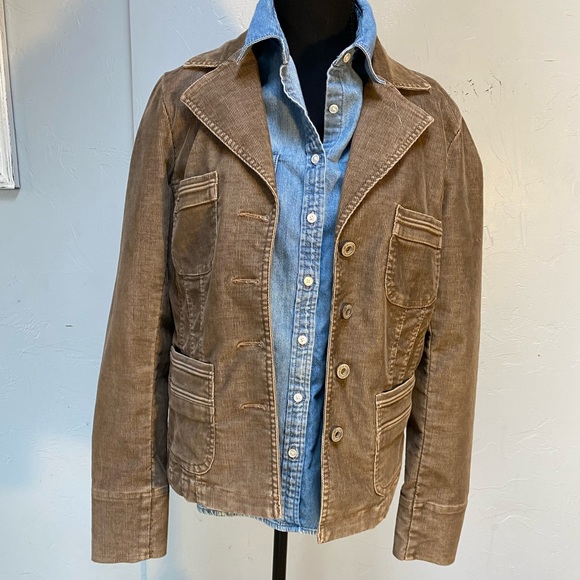 Department of Peace Jackets & Blazers - Department of Peace Brown Corduroy Jacket